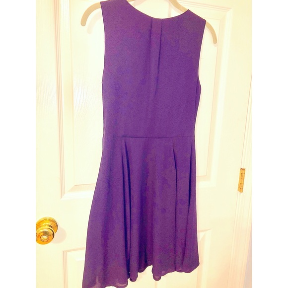 Express Royal Purple Dress EUC - Picture 2 of 2